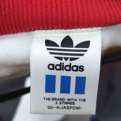 アディダス adidas 90S 3ストライプス デサント製 マルチカラー ナイロンジャケット メンズ JPN:M