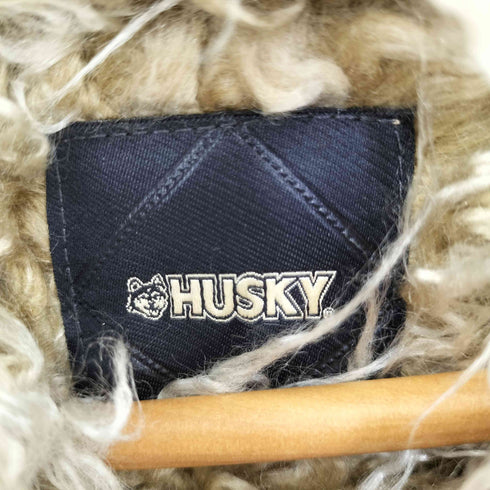 HUSKY MADE IN ITALY ボアブランケット フーデッドフックコート レディース EUR:46