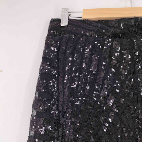 スパンコールフレアパンツ レディース JPN:XL