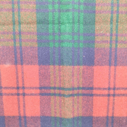 MADE IN SCOTRAND ラムウールチェックブランケット レディース