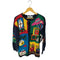 カレンスコット KAREN SCOTT 90S HAND KNITS 総柄コットンカーディガン レディース