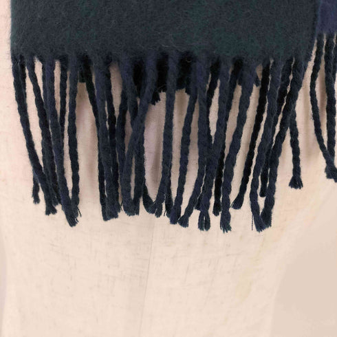 カシミヤ CASHMERE ウールフリンジマフラー メンズ