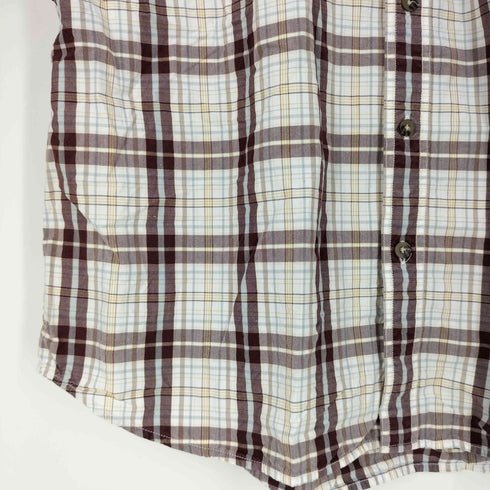 カーハート Carhartt ロゴパッチ チェック コットンワークシャツ メンズ import:XL