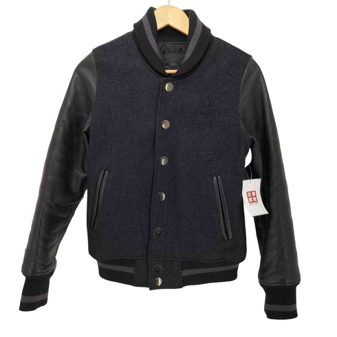 マウジー moussy レザー 袖切替 スタジャン メンズ JPN:1