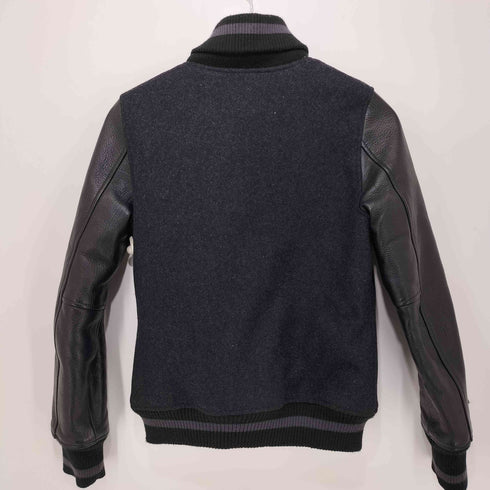 マウジー moussy レザー 袖切替 スタジャン メンズ JPN:1