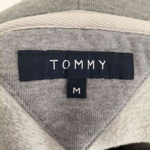 トミー TOMMY 刺繍ロゴ ジップアップパーカー メンズ M