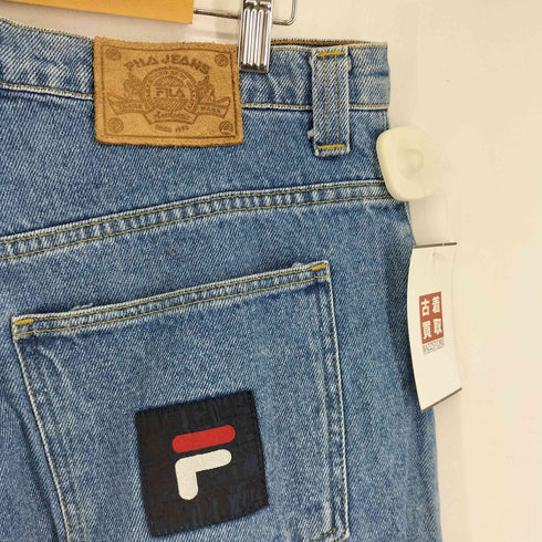 フィラ FILA 90S ワイドデニムパンツ バックパッチ メンズ FR:36-38