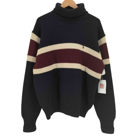 ポロバイラルフローレン Polo by RALPH LAUREN 香港製 ウール タートルネックニット メンズ import:L