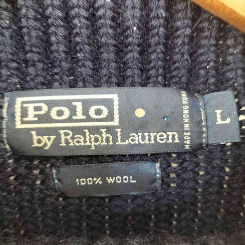 ポロバイラルフローレン Polo by RALPH LAUREN 香港製 ウール タートルネックニット メンズ import:L