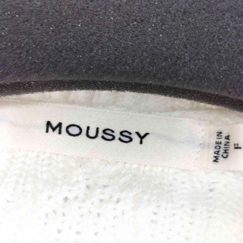 マウジー moussy 23AW F/PEARL BUTTON STAND FRILL カーディガン レディース FREE