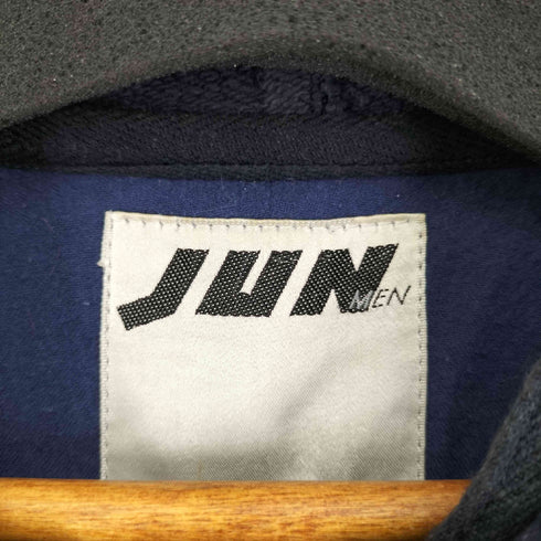ジュンメン JUN MEN 素材切替 ハーフジップスウェット メンズ