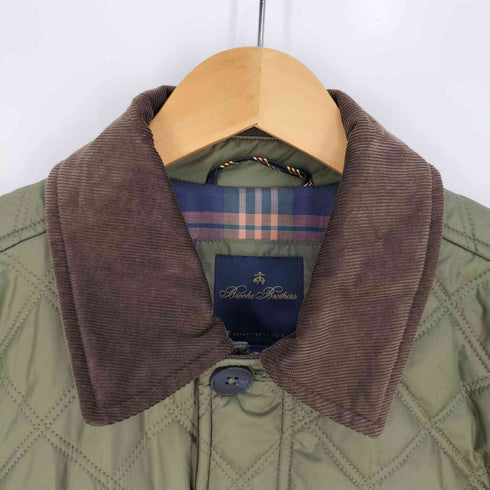 ブルックスブラザーズ BROOKS BROTHERS 裏地チェック コーデュロイ切替 キルティングジャケット メンズ import:XS