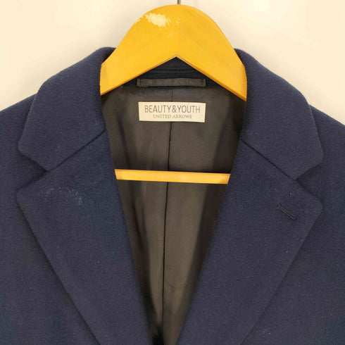 ビューティーアンドユースユナイテッドアローズ BEAUTY & YOUTH UNITED ARROWS ソリッド 120S メルトン チェスターコート メンズ JPN:L