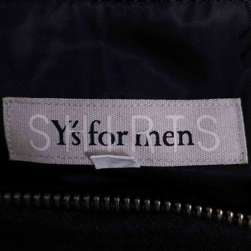 ワイズフォーメン Ys for men SHIRTS ウール ジップアップ フーデッドコート メンズ JPN:L