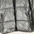 ザラ ZARA METALLIC PUFFER JACKET メンズ import:L