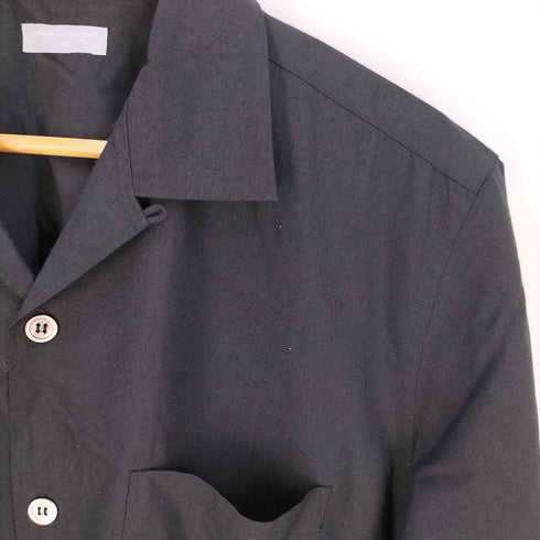 コムデギャルソンオム COMME des GARCONS HOMME 00s 田中オム ポリエステル 開襟 オープンカラーシャツ メンズ