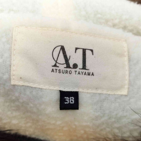アツロウタヤマ ATSURO TAYAMA ファーフードジャケット レディース 38