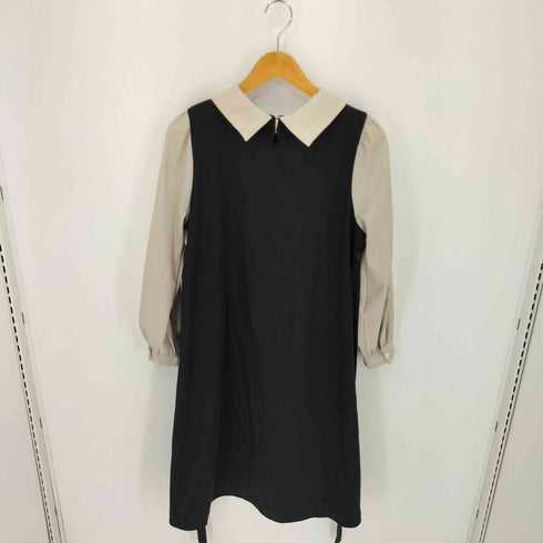 maison de lyla ツートンレーヨンワンピース レディース