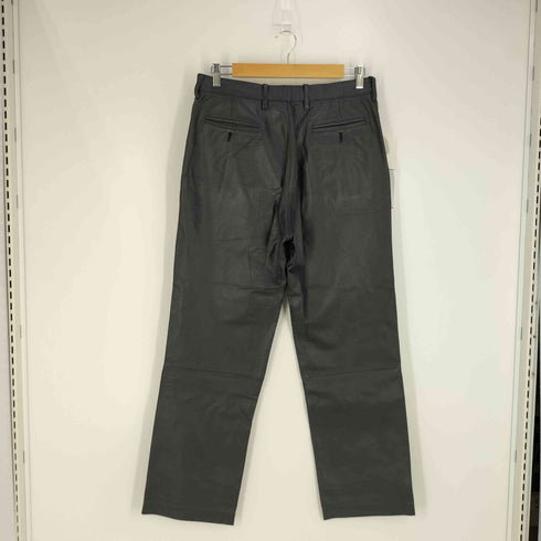 SOS TE NUTO カウレザー ストレートパンツ メンズ 48