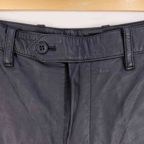 SOS TE NUTO カウレザー ストレートパンツ メンズ 48