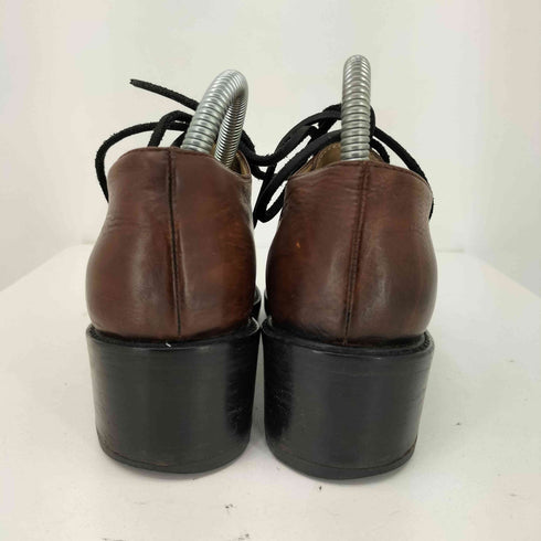 アンドゥムルメステール Ann DEMEULEMEESTER 内羽根 ヒールレザープレートゥ レディース 37 1/2