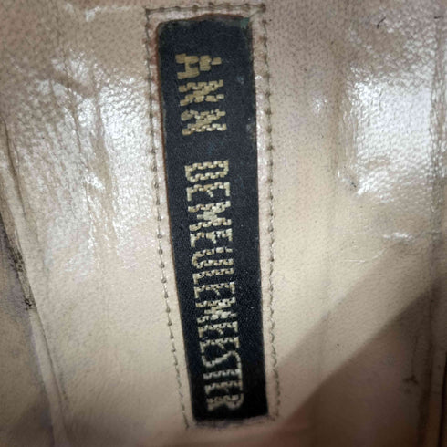 アンドゥムルメステール Ann DEMEULEMEESTER 内羽根 ヒールレザープレートゥ レディース 37 1/2