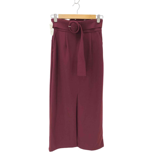 ムルーア MURUA ベルテッドペンシルスカート レディース JPN:M