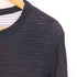 エムエイチエル MHL. 裏地ボーダー コットンウール ロングスリーブTシャツ メンズ JPN:M