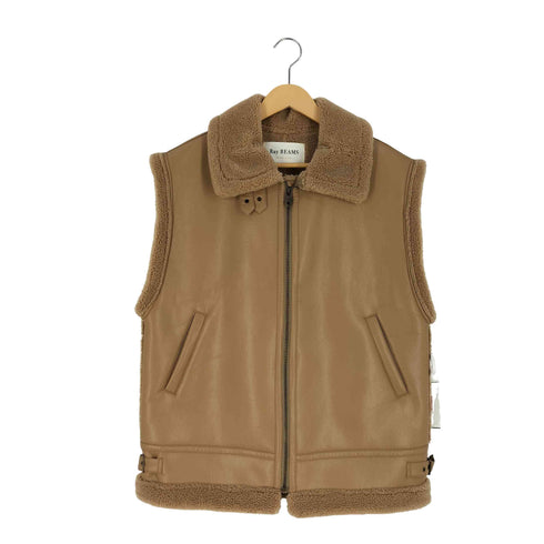 レイビームス Ray BEAMS フェイクムートン ボマー ベスト レディース ONE SIZE