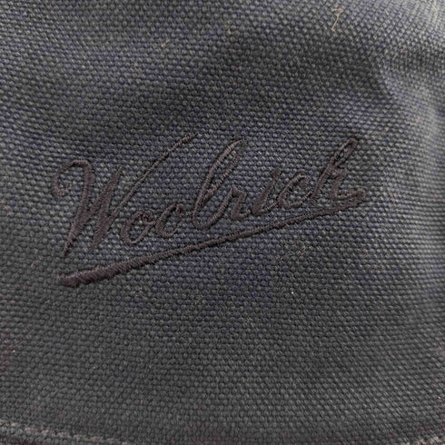 ウールリッチ WOOLRICH ロゴ刺繍 コットンナイロン キャンバス ハット メンズ