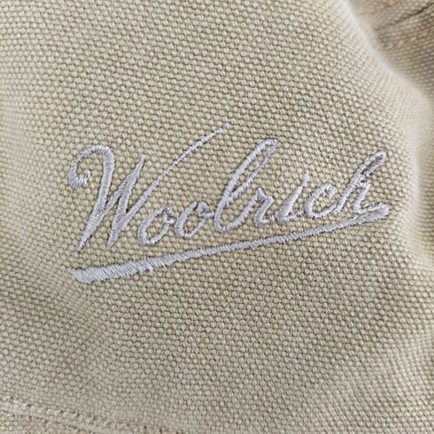 ウールリッチ WOOLRICH ロゴ刺繍 コットンナイロン キャンバス ハット メンズ