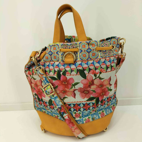 デシグアル Desigual 花柄 巾着 2WAY バックパック レディース