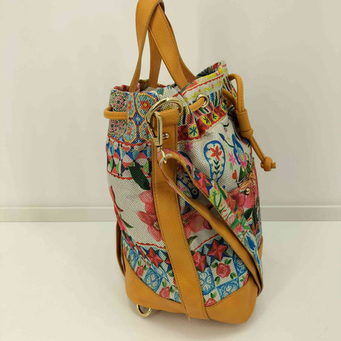 デシグアル Desigual 花柄 巾着 2WAY バックパック レディース