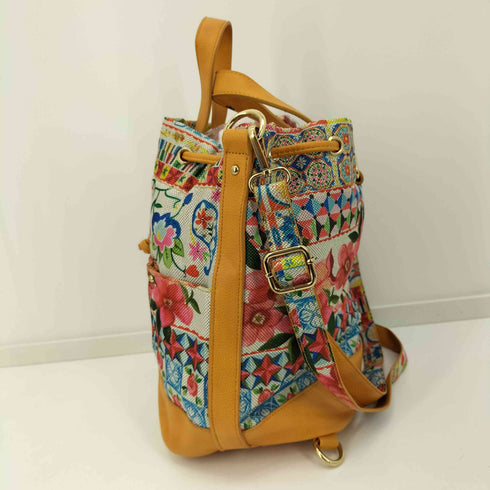 デシグアル Desigual 花柄 巾着 2WAY バックパック レディース