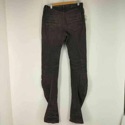 セブンユリウス _7 JULIUS 09SS ヴィンテージ加工 製品染め バナナ カーブ デニム パンツ メンズ JPN:1