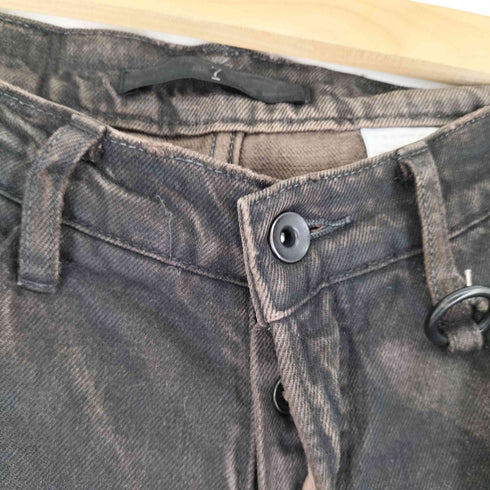 セブンユリウス _7 JULIUS 09SS ヴィンテージ加工 製品染め バナナ カーブ デニム パンツ メンズ JPN:1