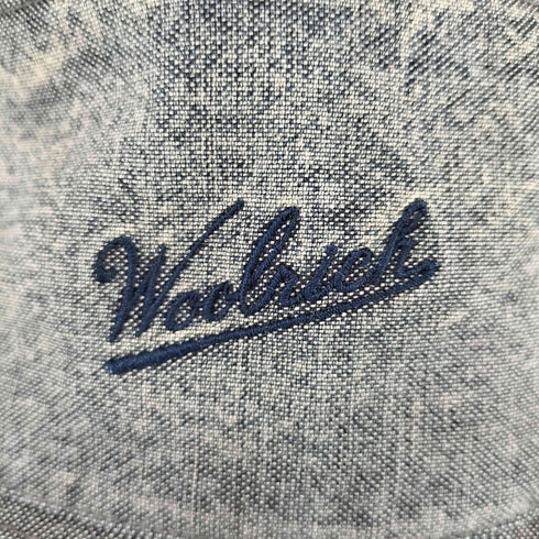 ウールリッチ WOOLRICH ダメージ加工 ウォッシュ加工 デニムバケットハット メンズ