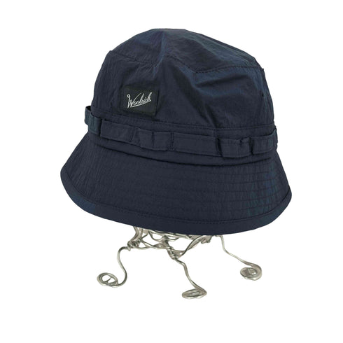 ウールリッチ WOOLRICH ロゴパッチ ナイロン ファティーグハット メンズ