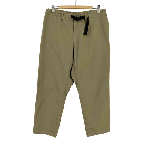 ムジラボ MUJI labo ストレッチチノ イージーワイドクロップドパンツ メンズ JPN:L