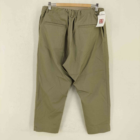 ムジラボ MUJI labo ストレッチチノ イージーワイドクロップドパンツ メンズ JPN:L