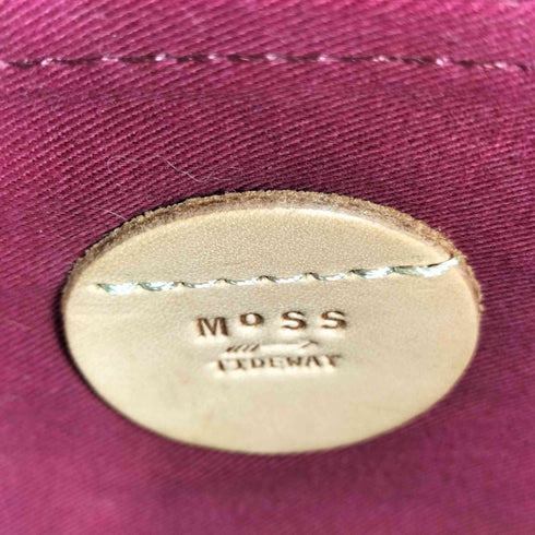 MOSS TIDEWAY レザーショルダーバッグ レディース