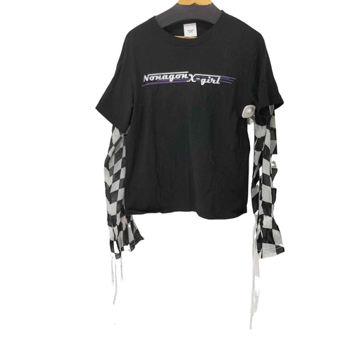 エックスガール X-girl NONA9ON レイヤード トップス レディース JPN:M