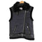 ザラ ZARA フェイクレザー ムートン ライダース ベスト レディース import:S