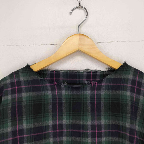 サイトバイヨウジヤマモト syte by Yohji Yamamoto チェックカットオフプルオーバーシャツ レディース 3