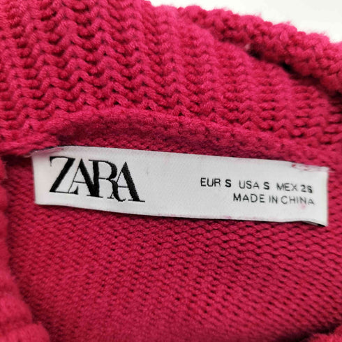 ザラ ZARA タートルネッククロップドニット レディース import:S