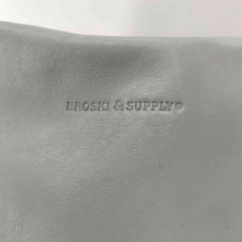 BROSKI&SUPPLY レザースクエアバックパック レディース