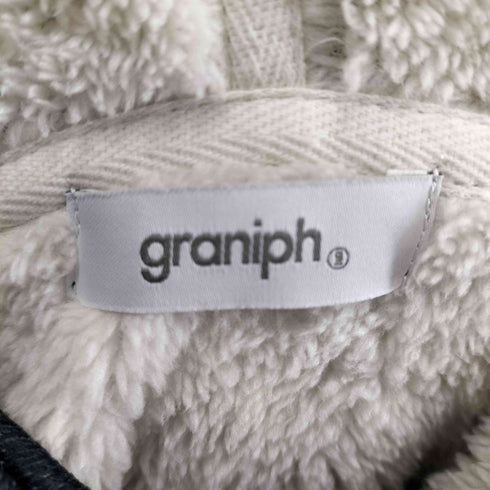 グラニフ graniph シャイニングフォレスト ニットフリースコート レディース W/F