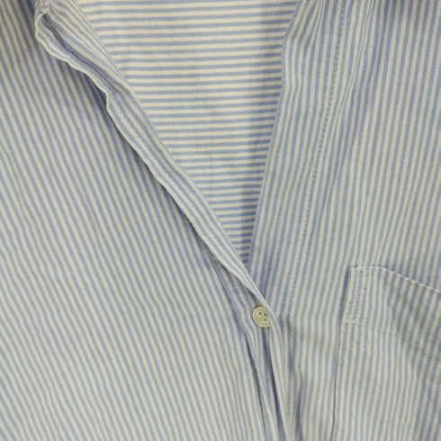 ザラ ZARA ストライプ長袖シャツ レディース import:L