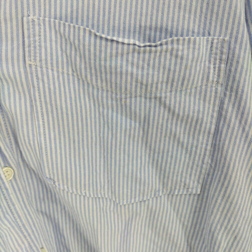 ザラ ZARA ストライプ長袖シャツ レディース import:L