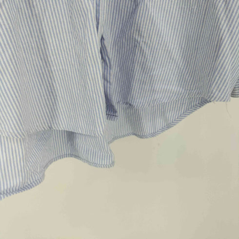 ザラ ZARA ストライプ長袖シャツ レディース import:L